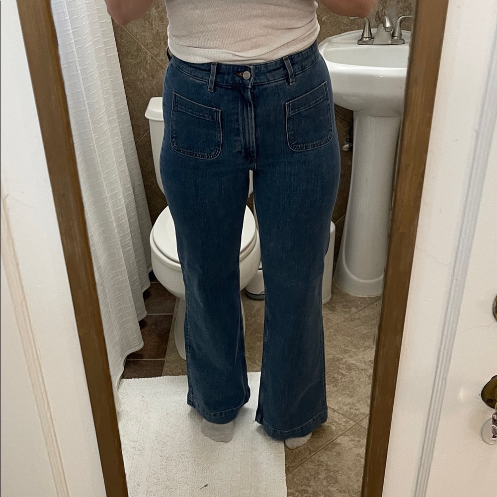 & other stories Classic Blue Women's flare  Jeans